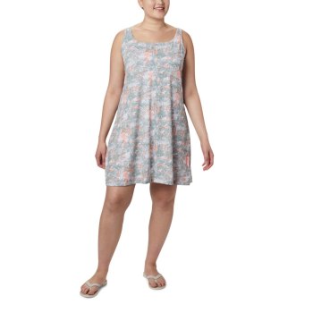 Columbia PFG Freezer III Plus Size, Vestidos Rosas Para Mujer | 084536-WKU